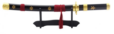 MINI KATANA ENMA DE ZORO NEGRA ONE PIECE